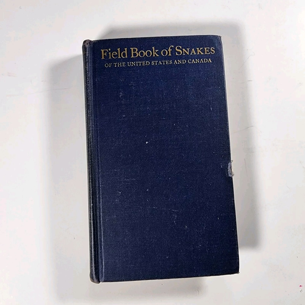 1941 Field Book Of Snakes of the United States and Canada by Schmidt Davis‎ HC